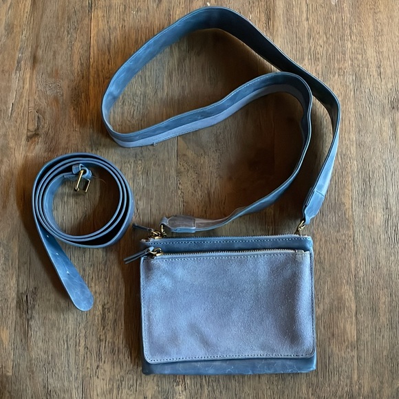 Anthropologie Blue Caya Convertible Belt Bag - Picture 2 of 6